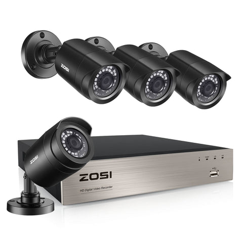 C106 8-Channel 1080P Full HD Security Camera System + Optional 1TB/2TB HDD
