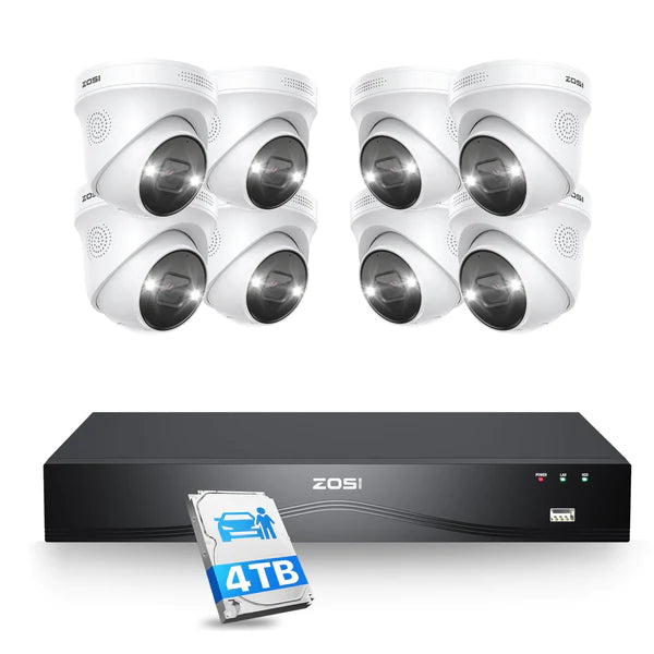 C225 4K 16 Channel Capable Security System + 4TB Hard Drive