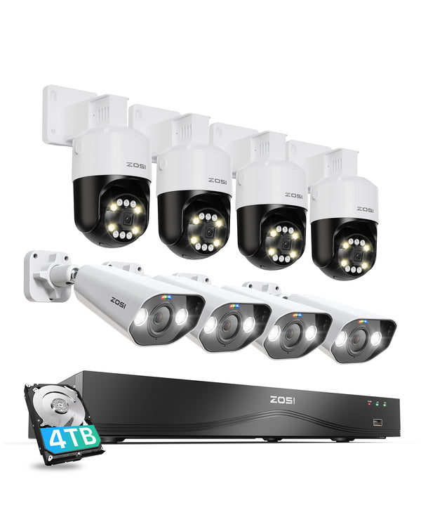 C296 / C182 4K 32 Channel Capable Security System + 4TB Hard Drive