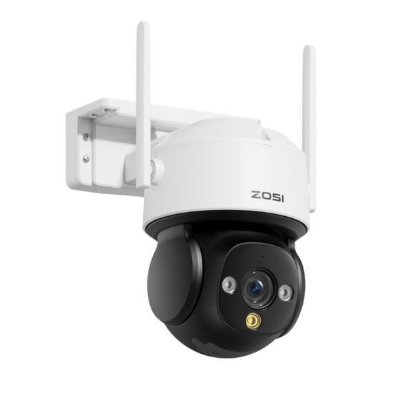 C290 1080P PTZ WiFi Security Camera + Max 256GB Local Storage(Memory card not included)
