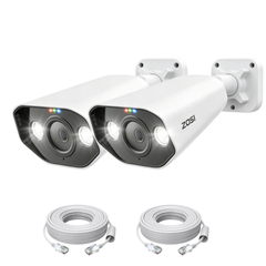 C182 4K PoE Camera with Smart Active Deterrence + 60ft Ethernet Cable