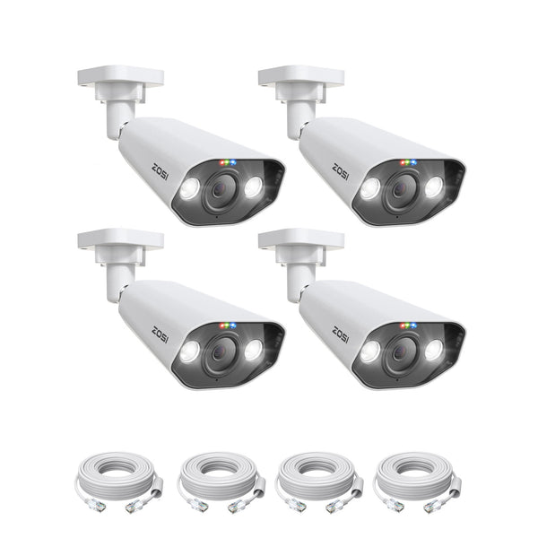 C182 4 Pack 4K Add-on Bullet PoE Camera