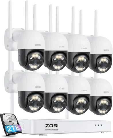 C289 4MP Pan-Tilt WiFi Security System + 2TB Hard Drive