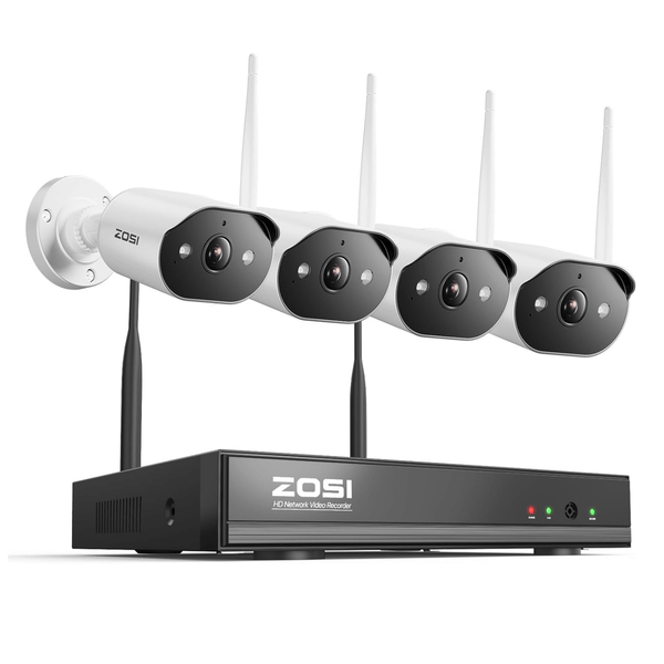 C302 3MP 8CH Wireless WiFi Security Camera System + 64GB/2TB Local Storage